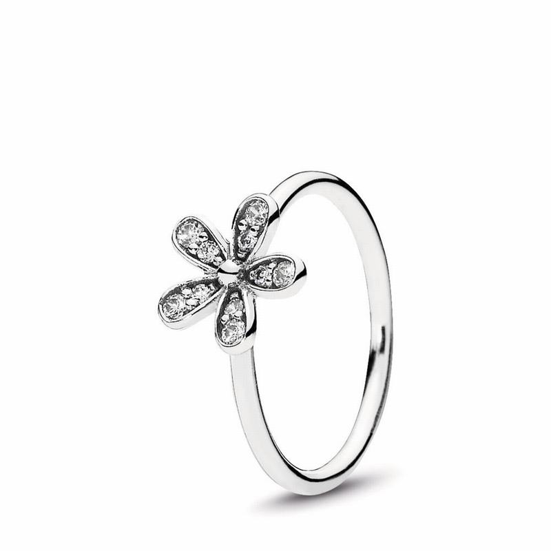 Pandora Dazzling Daisy Stackable Ring NZ Sale, Sterling Silver (547193-UHG)